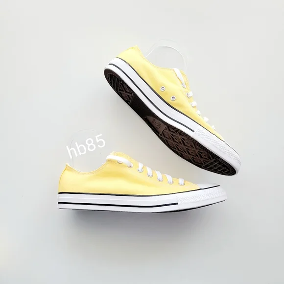 Converse CTAS OX Butter Yellow/White Men's 12/Women's 14 - Picture 2 of 6
